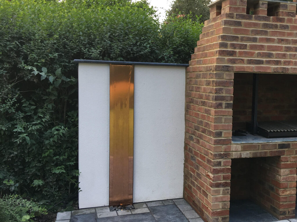 Copper cCad Water Wall